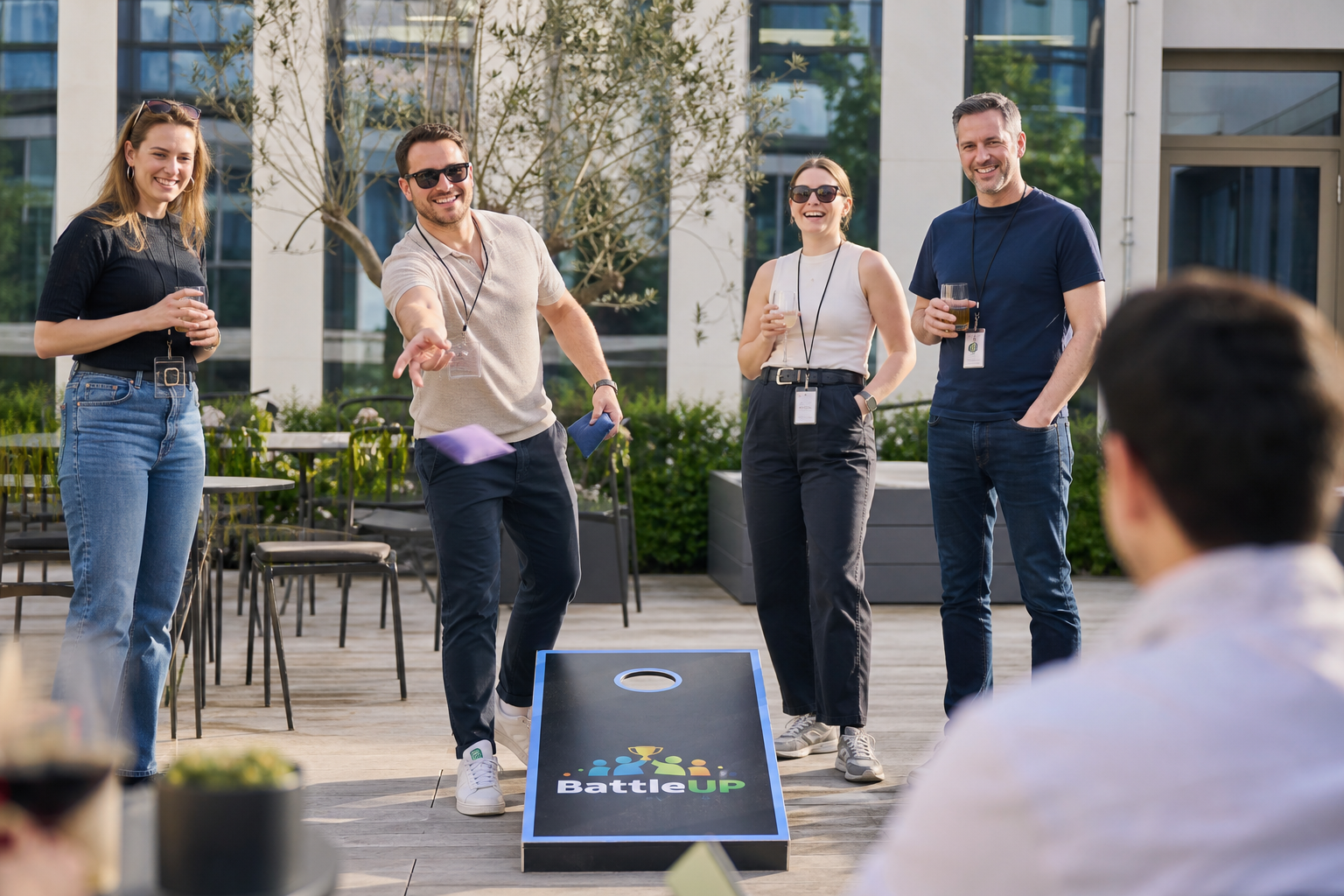 BattleUp Team bei einer Outdoor-Challenge